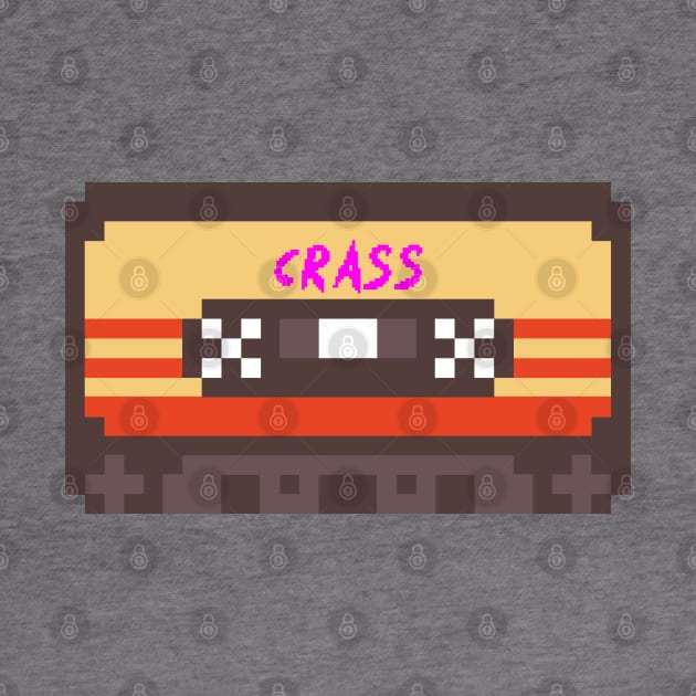 Crass 8bit cassette by terilittleberids